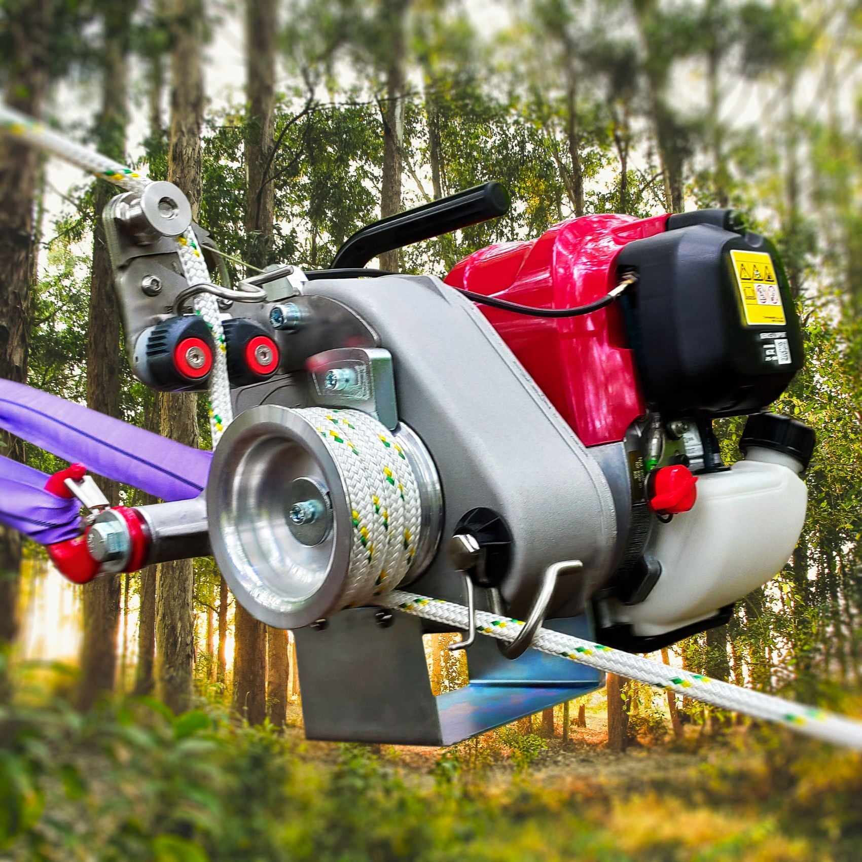 Portable Winch PCW4000-A GX50 Gas-Powered Portable Winch