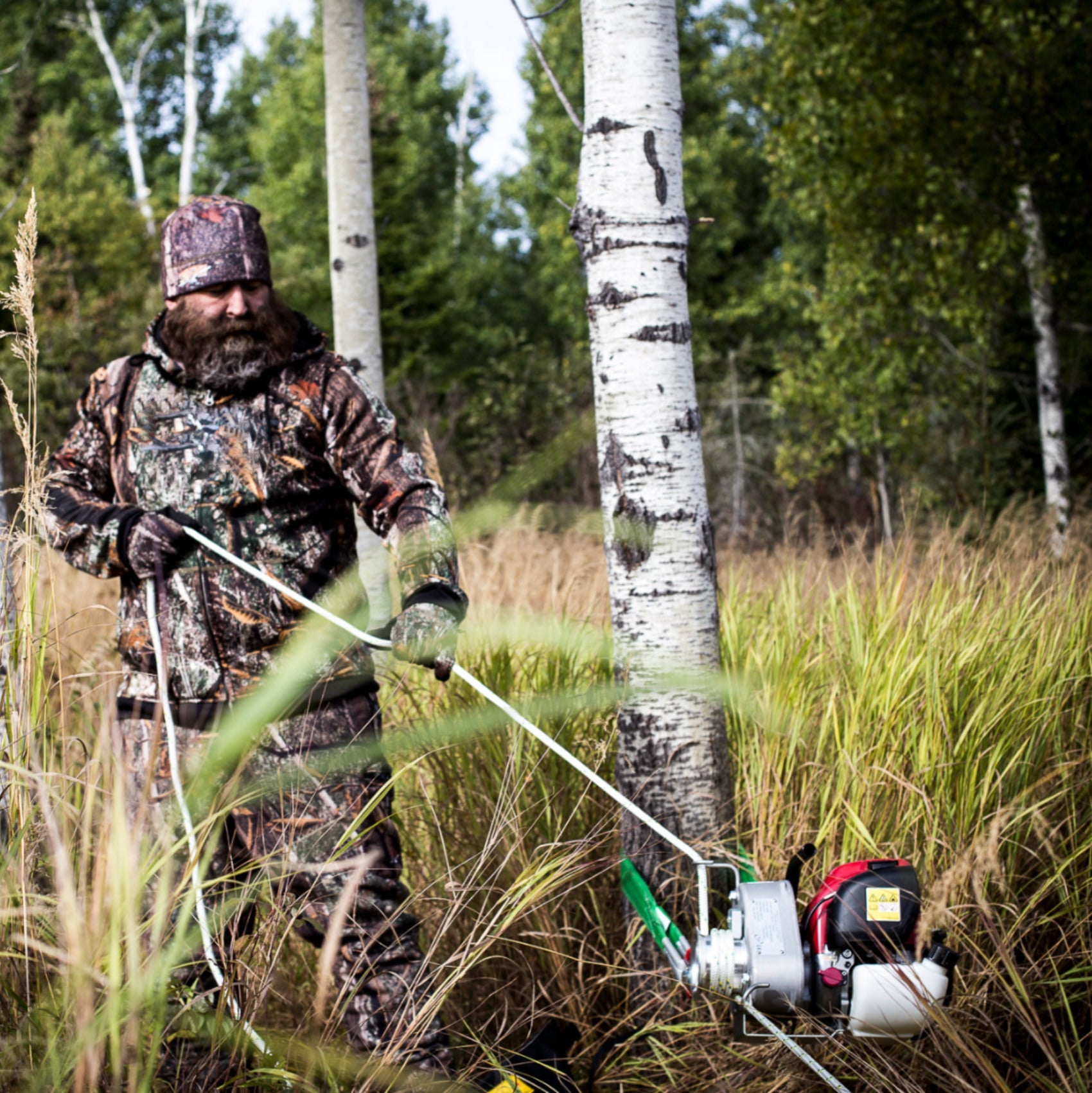 Portable Winch PCW3000-A GX35 Gas-Powered Portable Winch