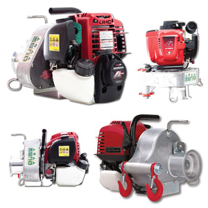 Portable Winch PCW3000-A GX35 Gas-Powered Portable Winch